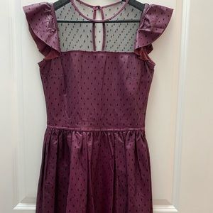 Red Valentino leather dress